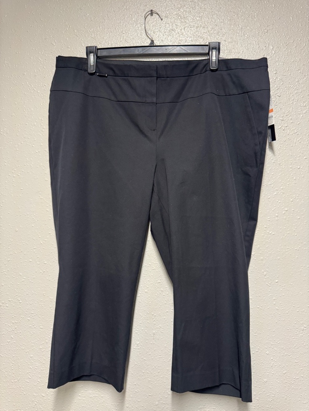 Alfani Black Cropped Dress Trousers